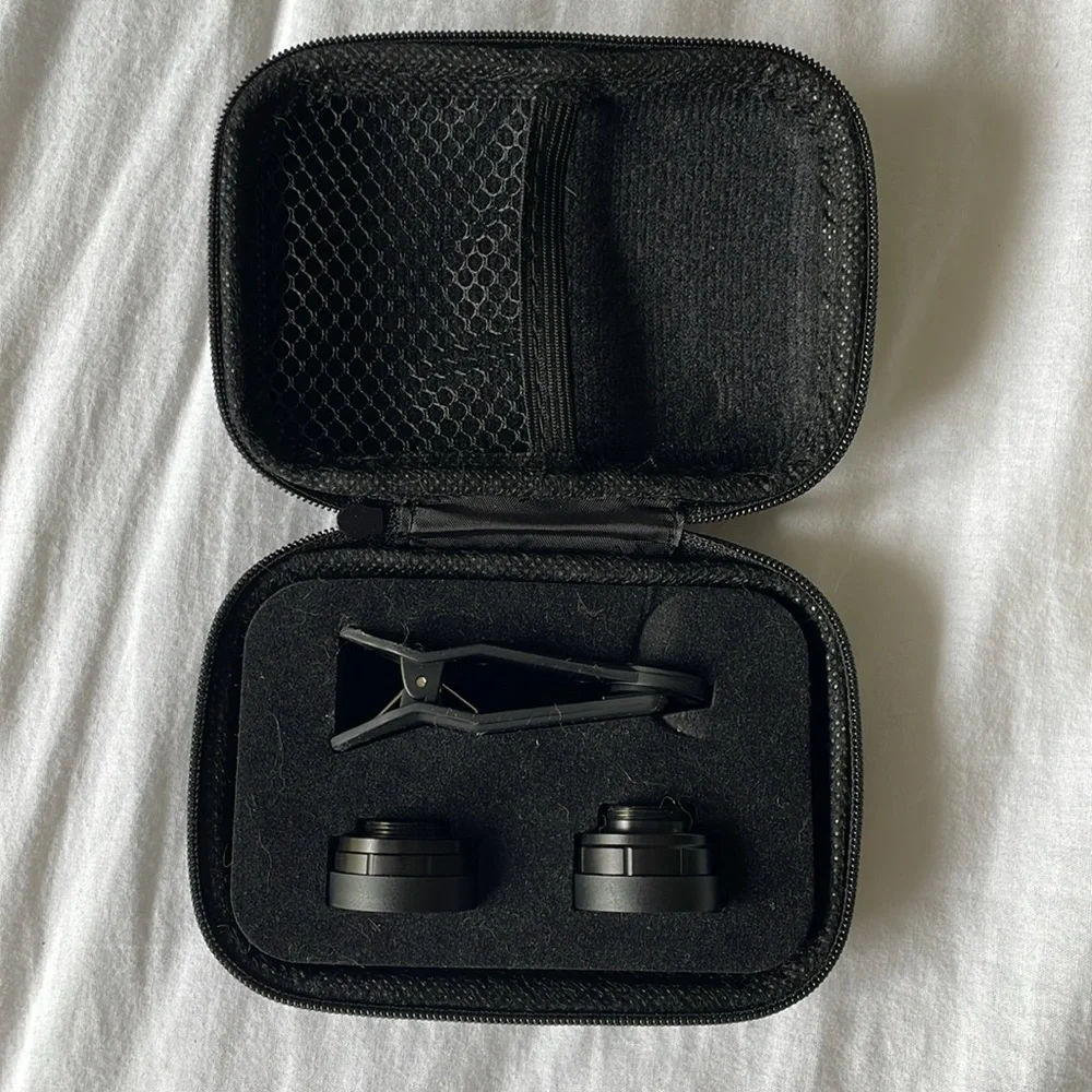 Attachable iPhone lenses (fisheye lenses and 0.5) brand new